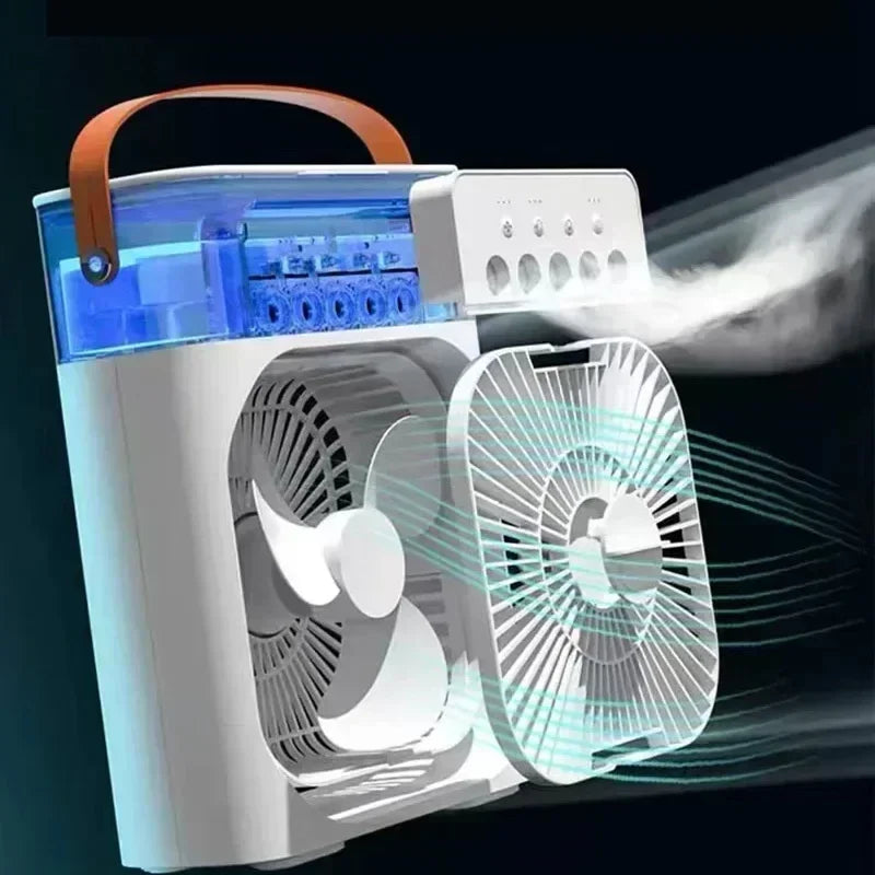 3 In 1 Fan Air Conditioner Small Air Cooler Portable Humidifier Home