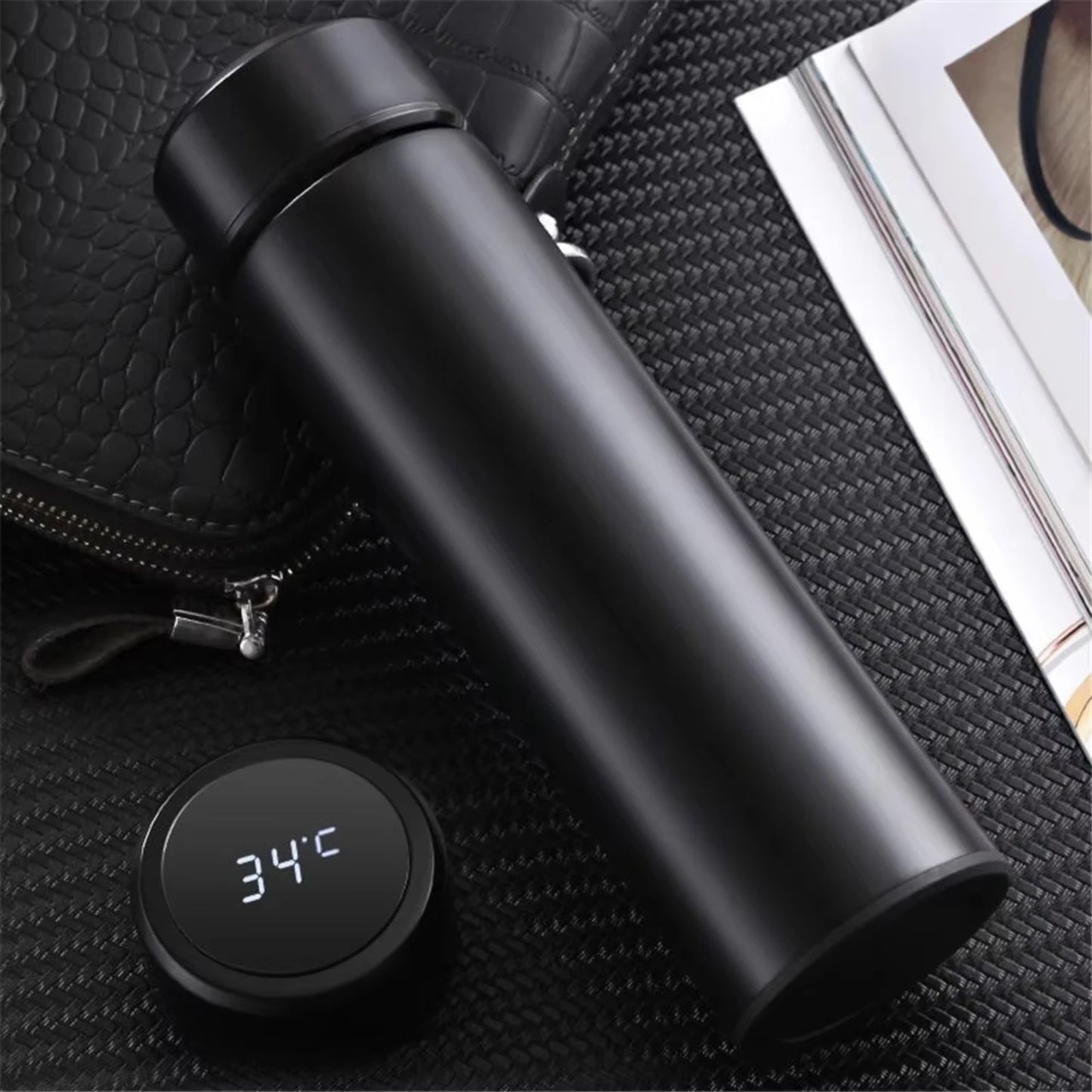 500ml Smart Thermos Water Bottles with Temperature Display